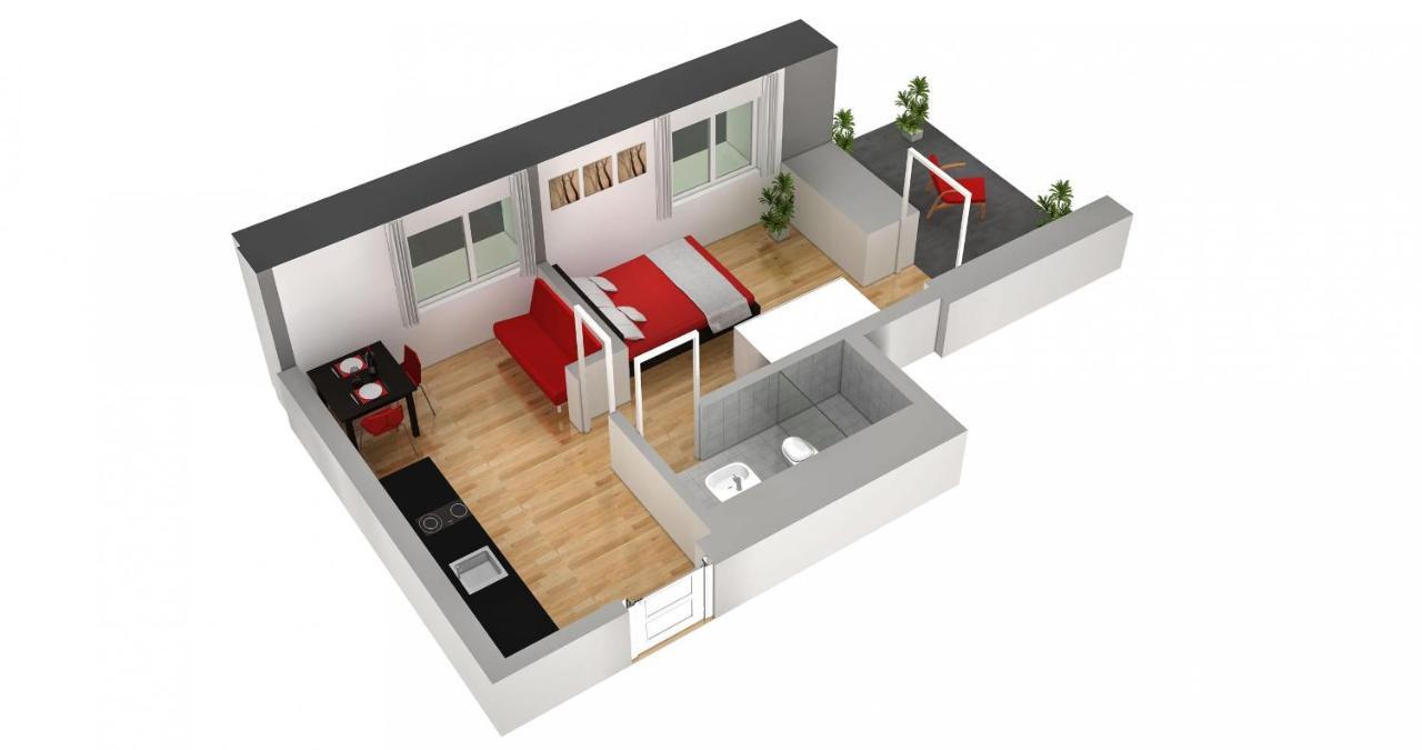 Hitrental Altstetten Apartments Цюрих Экстерьер фото